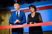 Bundesrätin Doris Leuthard eröffnete das umgebaute und erneuerte Ringier Pressehaus