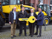Schwenk Transportbeton baut auf Radlader von Komatsu