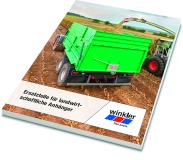 Neuer winkler Katalog "Ersatzteile für landwirtschaftliche Anhänger"