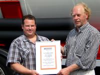 25 Jahre GREIWING: Jubiläum von Fahrer Alfons Meiners gefeiert