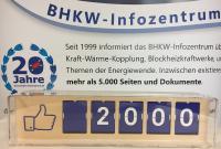 BHKW-Infozentrum freut sich über mehr als 2.000 Facebook-Likes