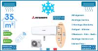 Mitsubishi Heavy Klimaanlage Wandgerät Set SRK 35 ZSX-W + SRC 35 ZSX-W R32 - 3,5 kW für 1 Zimmer mit 35 m² Fläche