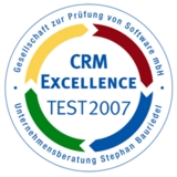 Qualitätssiegel „CRM Excellence“