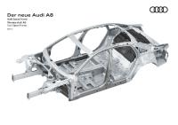 Ausblick auf den neuen Audi A8: Space Frame mit einzigartigem Materialmix