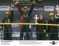 Nico Bastian gewinnt MINI CHALLENGE Rennen im Rahmen der WTCC in Oschersleben