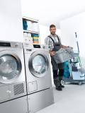 Miele auf der CMS: Profis für die wirtschaftliche Wäsche von Mopp & Co.