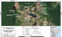 GoldMining reports additional infill core sampling program at São Jorge including mineralized saprolite at surface