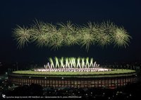 lunatX liefert Pyroshow beim DFB-Pokalfinale