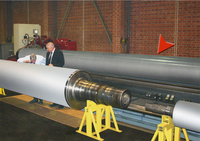 UNGRICHT supplies current largest NW engraved calender roller > 7000 mm roller surface width