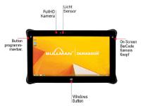 Robustes 11.6” Industrie- Outdoortablet. BULLMAN Durabook TAB R11: Full Rugged Tablet für Windows 7, 8.1, 10 oder Linux.