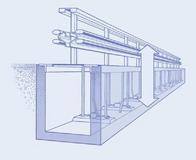 Leitplanken hydraulisch heben und senken