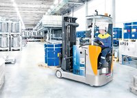 Deutschlandweit erstmaliger Einsatz eines brennstoffzellenbetriebenen Schubmaststaplers