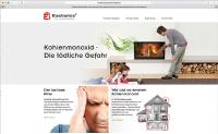 Neue Internetseiten zur Kohlenmonoxidgefahr