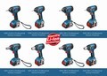 Die ersten Drehschlagschrauber mit flexiblem Akkusystem: GDR/GDS 14,4 V-LI Professional und GDR/GDS 18 V-LI Professional von Bosch