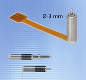 smoovy Bürstenloser DC-Mikromotor mir nur 3 mm Durchmesserflate