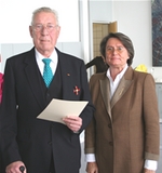Heinz Stephan erhält das Bundesverdienstkreuz 1. Klasse