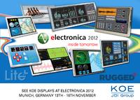 KOE TFT Displays auf der Electronica 2012