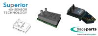 Der Produktkatalog von Superior Sensor Technology ist jetzt auf der CAD-Content-Plattform von TraceParts verfügbar