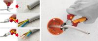 Cleveres Köpfchen übernimmt die Arbeit von drei - TriCut Installationszange electric von Wiha