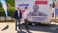Mobile Wärme CO₂-neutral - mobiheat baut für Firma Schnitzer eine mobile Pellet-Notheizung