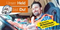Gutscheinaktion für Berufskraftfahrer auf VEDA- Autohöfen – „Unser Held bist Du!“