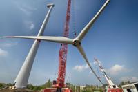 swb stellt neue Windenergieanlage fertig