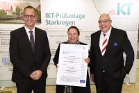 Förderbescheid ist da: IKT baut neue Starkregen-Prüfanlage