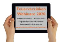 Live-Seminare im Netz - Institut Feuerverzinken erweitert sein kostenloses Webinar-Angebot