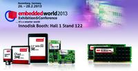 Innodisk zeigt ein komplettes Angebot an Industrie-SATA-III-Speicher auf Embedded World 2013