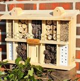 Insektenhotels beherbergen Nützlinge, Bestäuber und Schädlingsbekämpfer