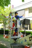 Dank mateco Arbeitsbühnen besuchen die KlinikClowns die Kinder im Klinikum Augsburg
