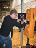Atlantik Elektronik Messestand - ein Besuchermagnet auf der electronica 2008