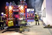 Freiwillige Feuerwehr probt bei B+S für den Ernstfall