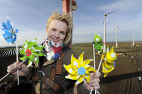 Olympiasiegerin Britta Steffen engagiert sich für 100 Prozent erneuerbare Energien