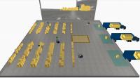 SAP EWM Stapler-Ortungssystem mit Echtzeitverfolgung aller Warenbewegungen und integriertem 3D-Lagerabbild