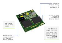The SoM (System on Module / Stack on Module) including the multi-protocol technology "GOAL" (PROFINET, EtherNetIP, EtherCAT) from port GmbH receives an extensive firmware update 2.1.