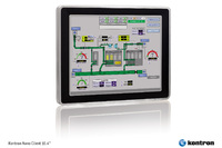 Kontron Nano Client 10.4: Panel PC mit Intel Atom Prozessor im Edelstahlgehäuse