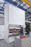 Der Hänel Rotomat® als zentrales Lagersystem bei Metallbau Perazzelli AG in Landquart