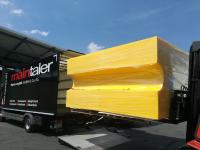 Ein überdimensionaler "SCHWAMM" geht auf Reisen: Maintaler Express Logistik transportiert das Kunstwerk von Michel Abdollahi