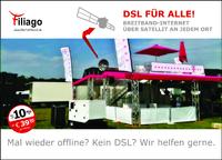 Telekom auf eigenem Messestand offline - digitale Schützenhilfe kommt aus dem All