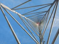 Höchster frei stehender Windmessmast in Norddeutschland