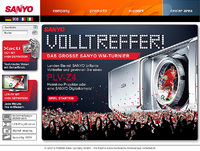 Volltreffer! Die WM mit SANYO im Internet.