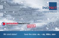 InoNet Computer GmbH auf der embedded world 2021 DIGITAL