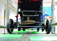 Kinderwagen: Mechanik soll robust und leichtgängig sein