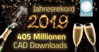 CADENAS lässt die Korken knallen: 405 Millionen 3D CAD Modelle Downloads im Rekordjahr 2019