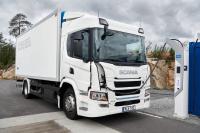Vollelektrischer Scania Lkw mit bis zu 250 km Reichweite