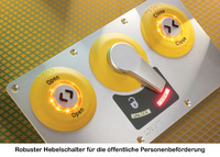 Robuster Hebelschalter für die öffentliche Personenbeförderung