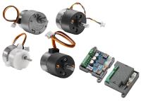New miniature stepper-gearmotors and uncomplicated user-configured drive available from Mclennan