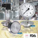AFRISO Druckmittler MD 52, MD 56 und MD 63 mit EHEDG Zertifikat