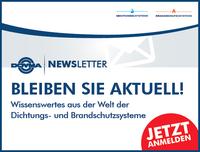 DOYMA startet smarten Newsletter-Service: Das Wichtigste aus der Welt der Dichtungs- und Brandschutzsysteme sofort im Blick!